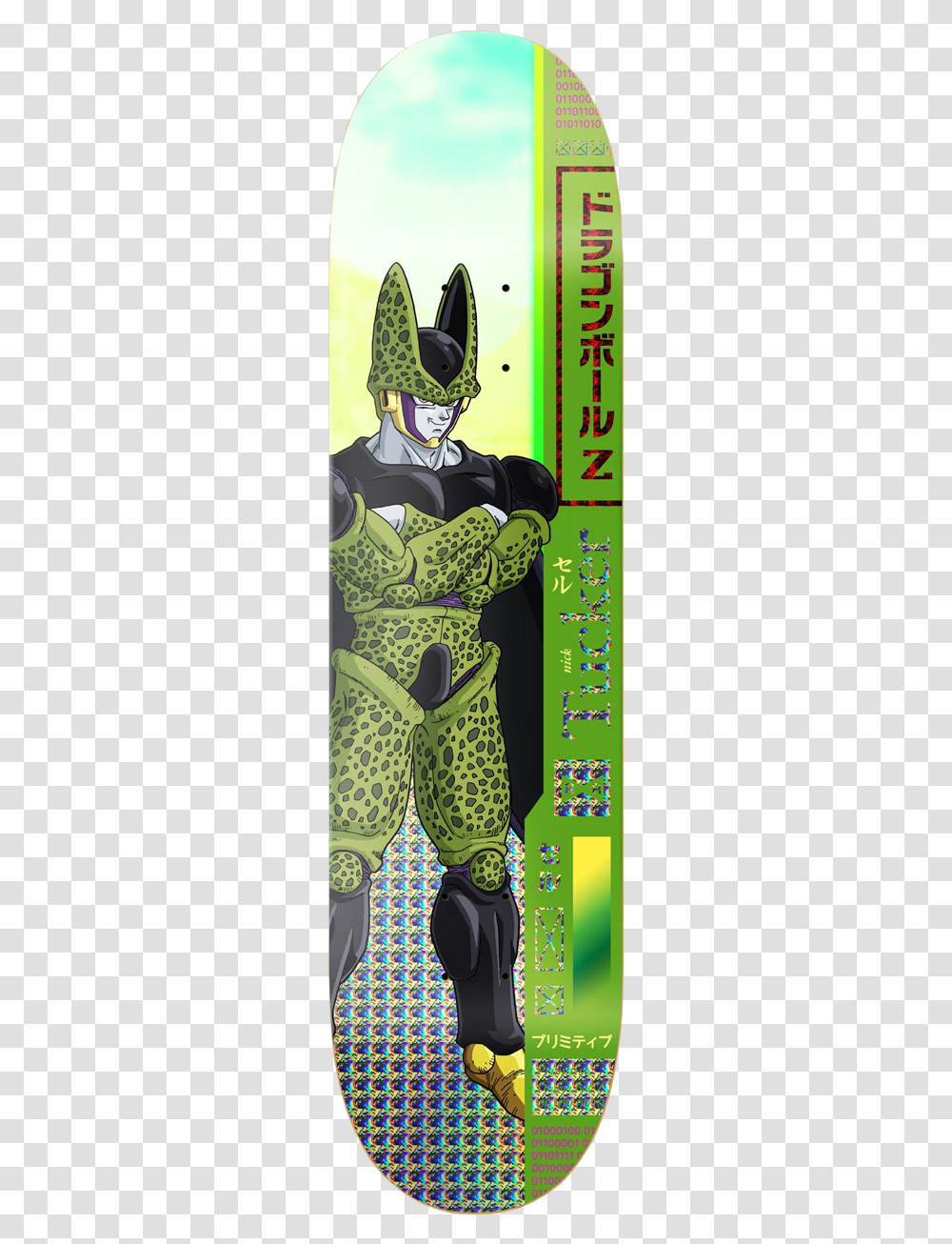 Tucker Cell Deck Primitive Dragon Ball Z, Person, Poster, Advertisement Transparent Png