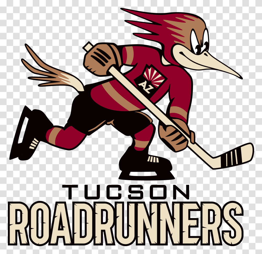 Tucson Roadrunners Tucson Road Runners, Person, Emblem, People Transparent Png