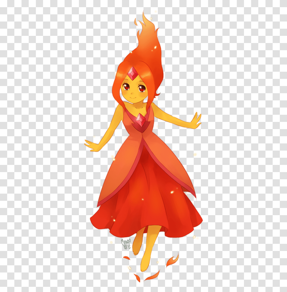 Tudo Que Voc Precisa Pra A Rolar Dados Cute Adventure Time Flame Princess, Costume, Female Transparent Png
