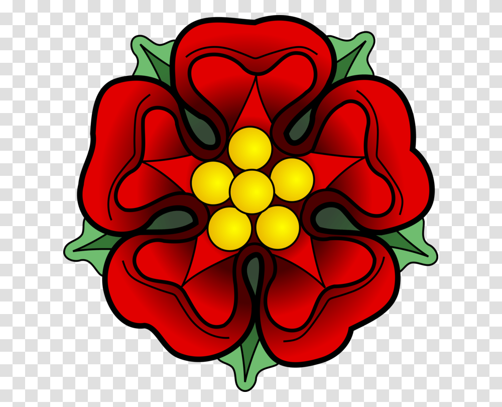 Tudor Rose House Of Tudor Heraldry Drawing, Ornament, Pattern, Fractal, Dynamite Transparent Png