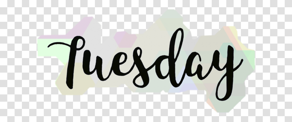 Tuesday, Hand, Handwriting, Calligraphy Transparent Png