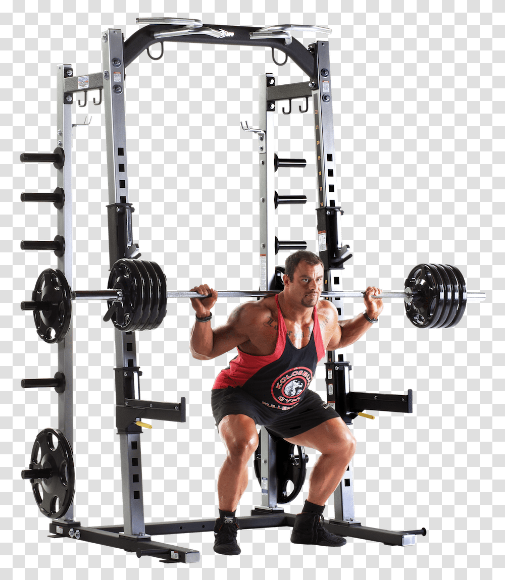 Tuffstuff Pro Xl Half Rack Pxls 7910 Leg Exercise Machine Gym, Person, Human, Fitness, Working Out Transparent Png