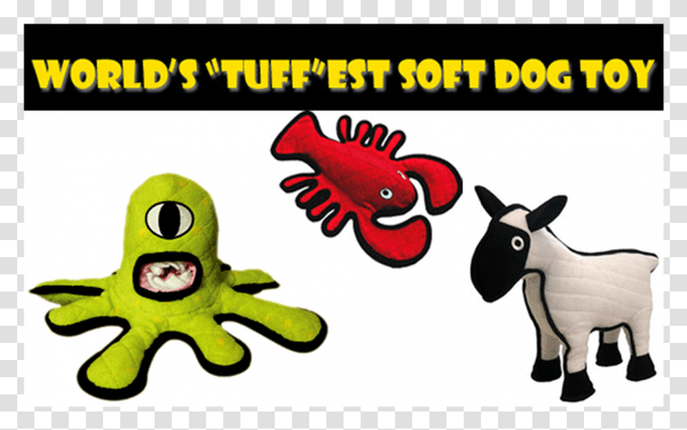 Tuffy Toy Allien, Plush, Label, Animal Transparent Png
