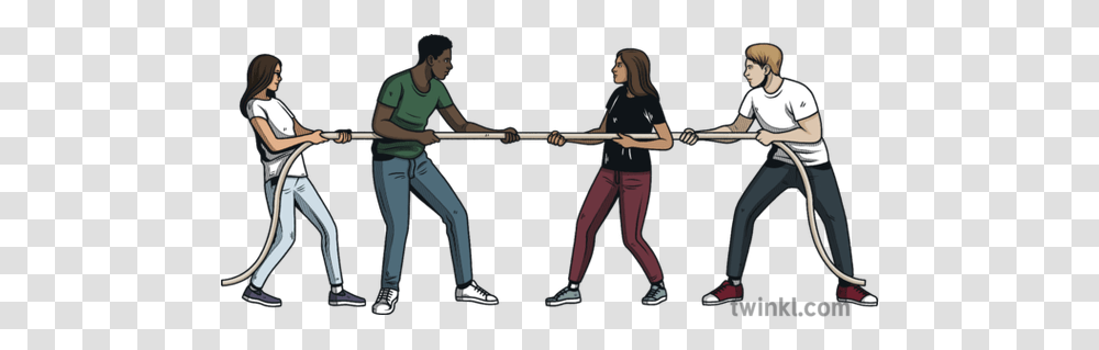 Tug Of War Science People Forces Pull For Adult, Person, Sleeve, Clothing, Female Transparent Png
