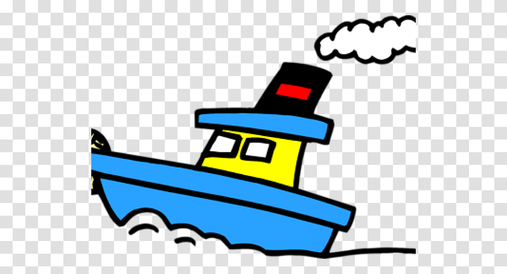 Tugboat Clipart Commercial Fishing Boat Free Clip Art Stock, Pac Man, Transportation, Vehicle Transparent Png