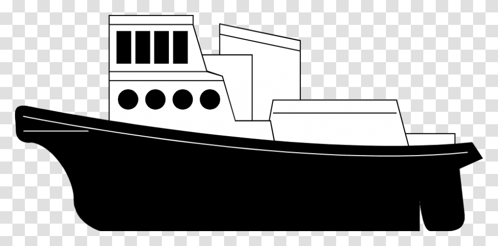 Tugboat Ship Cargo Ship With Background, Vehicle, Transportation, Watercraft, Vessel Transparent Png