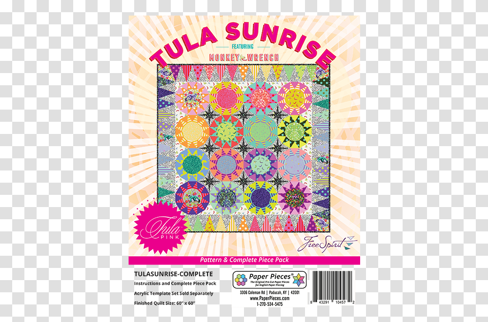 Tula Pink Monkey Wrench Pattern, Rug, Poster, Advertisement, Game Transparent Png