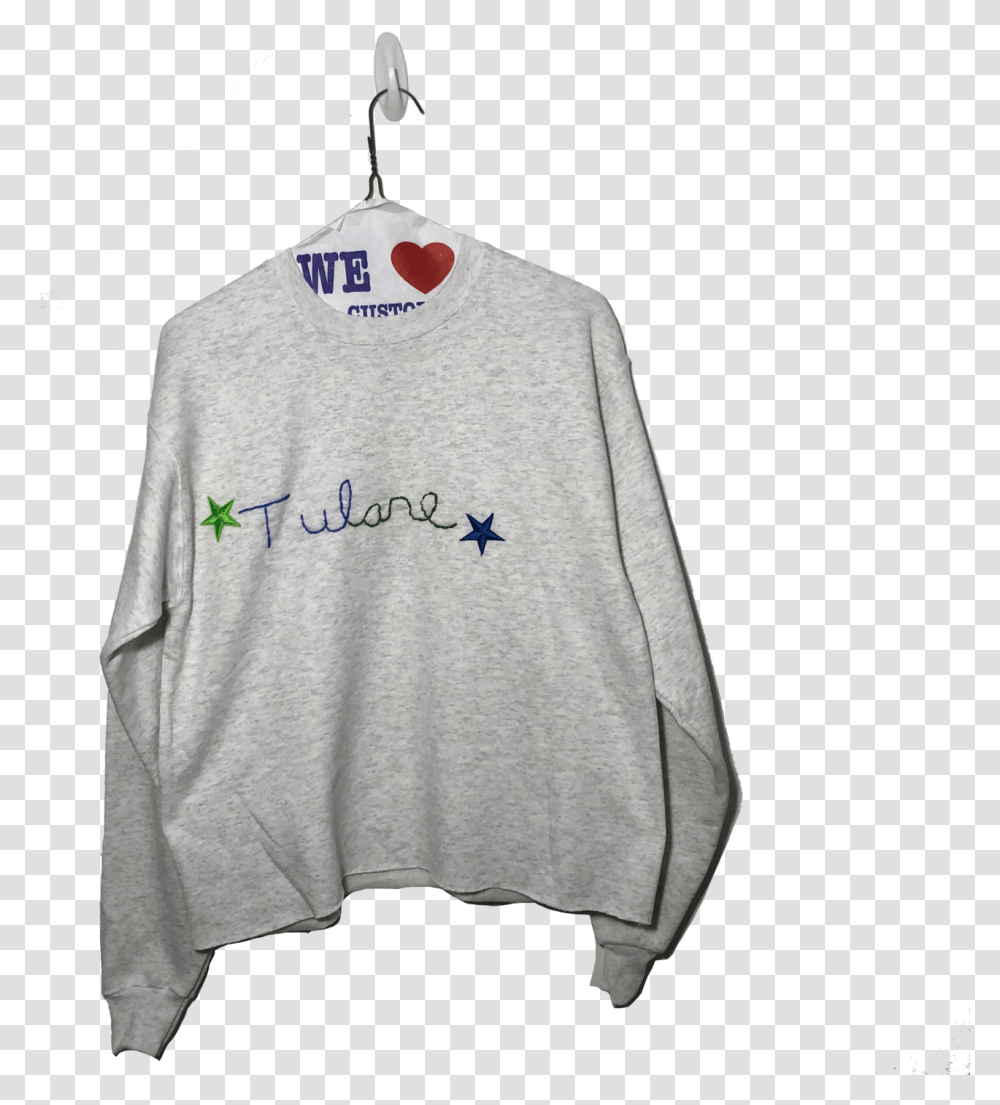Tulane Stars Sweater, Apparel, Sleeve, Long Sleeve Transparent Png