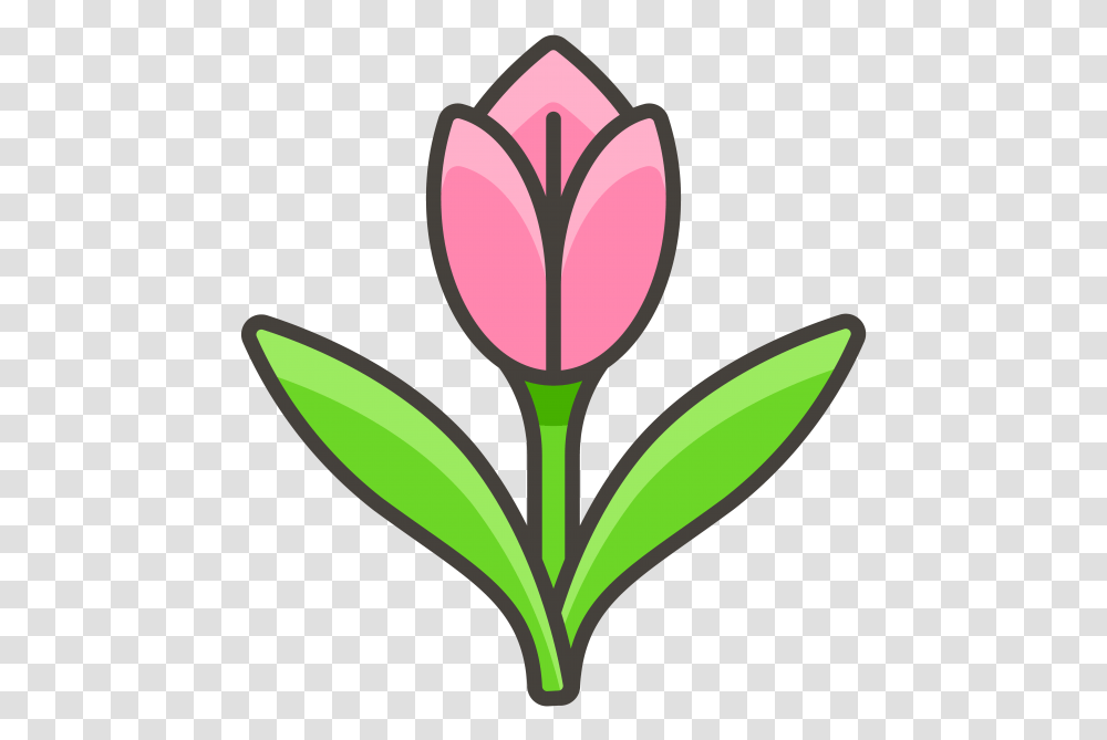 Tulip Emoji Icon Plantas Emoji, Flower, Blossom, Iris, Geranium Transparent Png