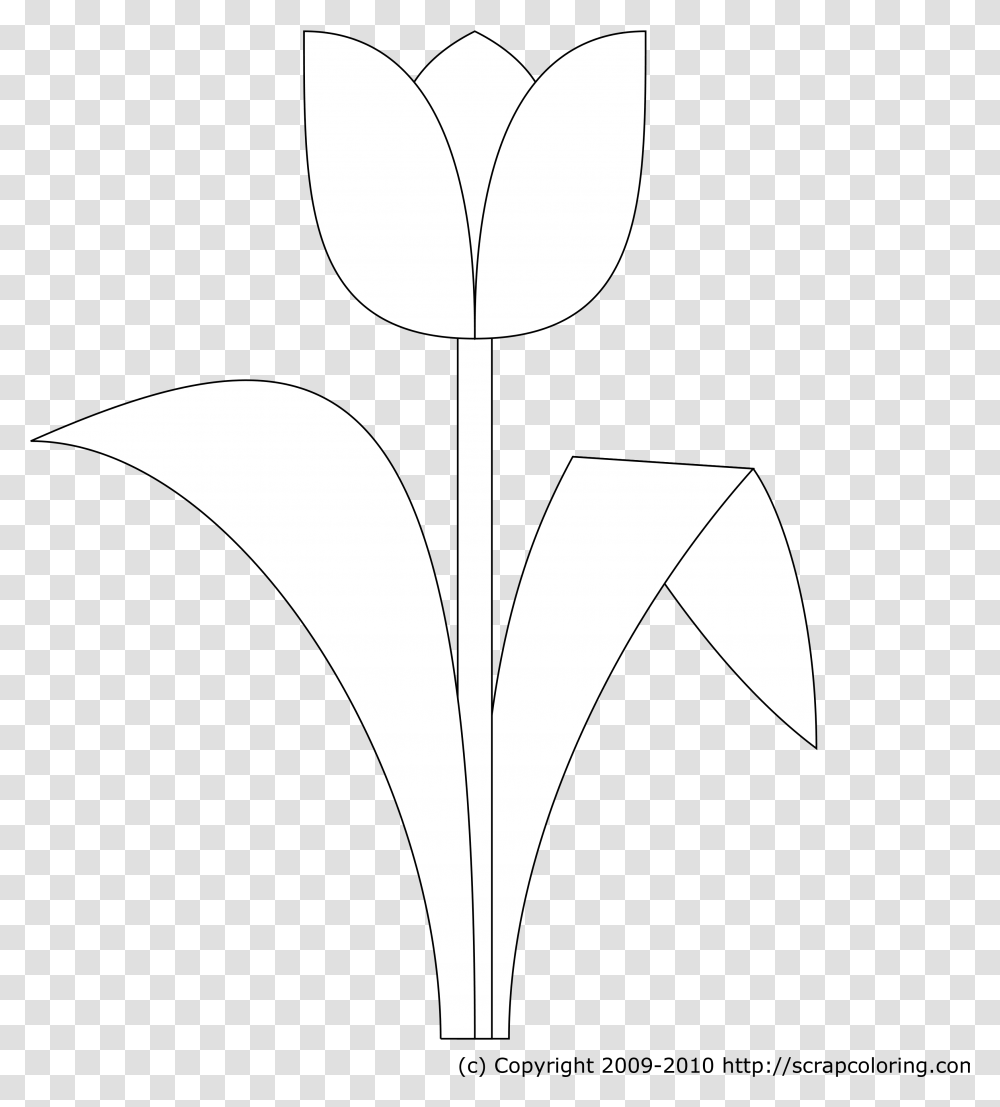 Tulip Flowerfreepngtransparentimagesfreedownload Line Art, Symbol, Stencil, Plant, Arrow Transparent Png