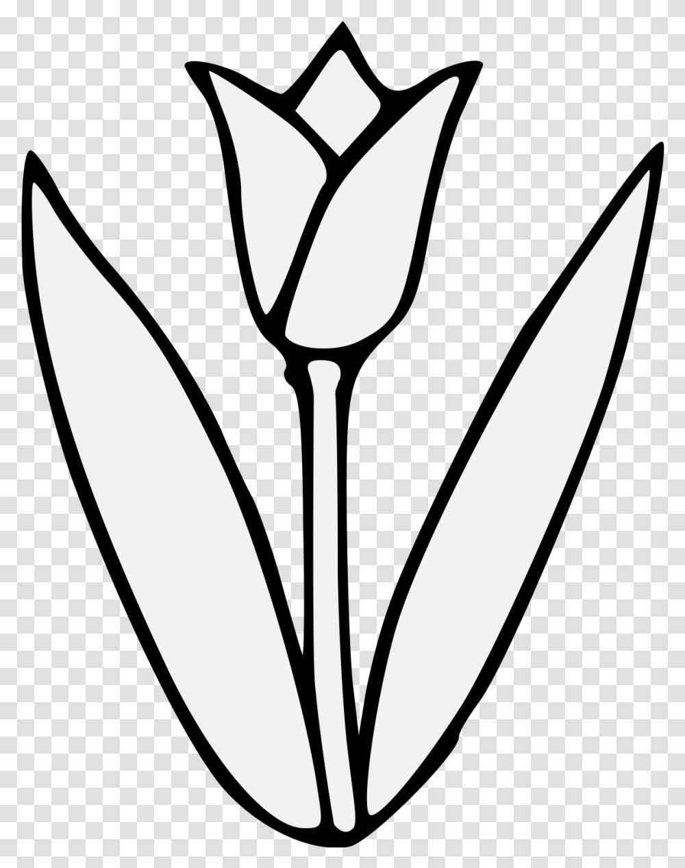 Tulip Tulip Flower Clipart Black And White, Electronics, Diamond, Accessories, Screen Transparent Png