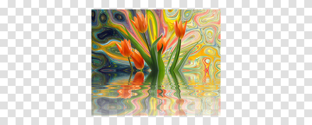 Tulips Nature, Modern Art, Painting, Plant Transparent Png