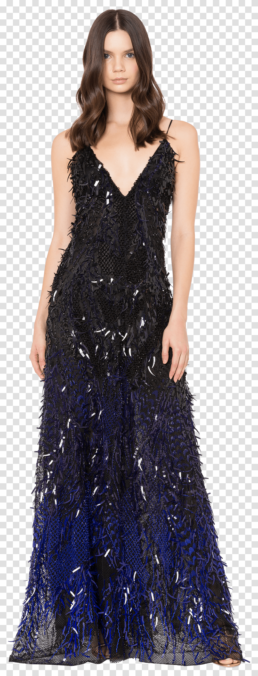 Tulle Dress With Sequins Gown Transparent Png