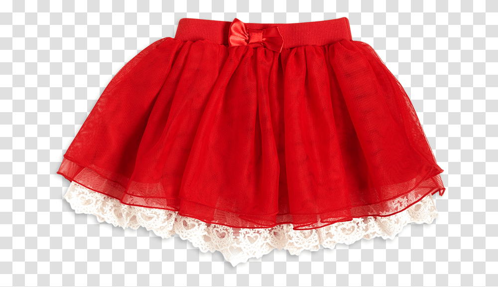 Tulle Skirt With Lace Red Miniskirt, Apparel, Female Transparent Png