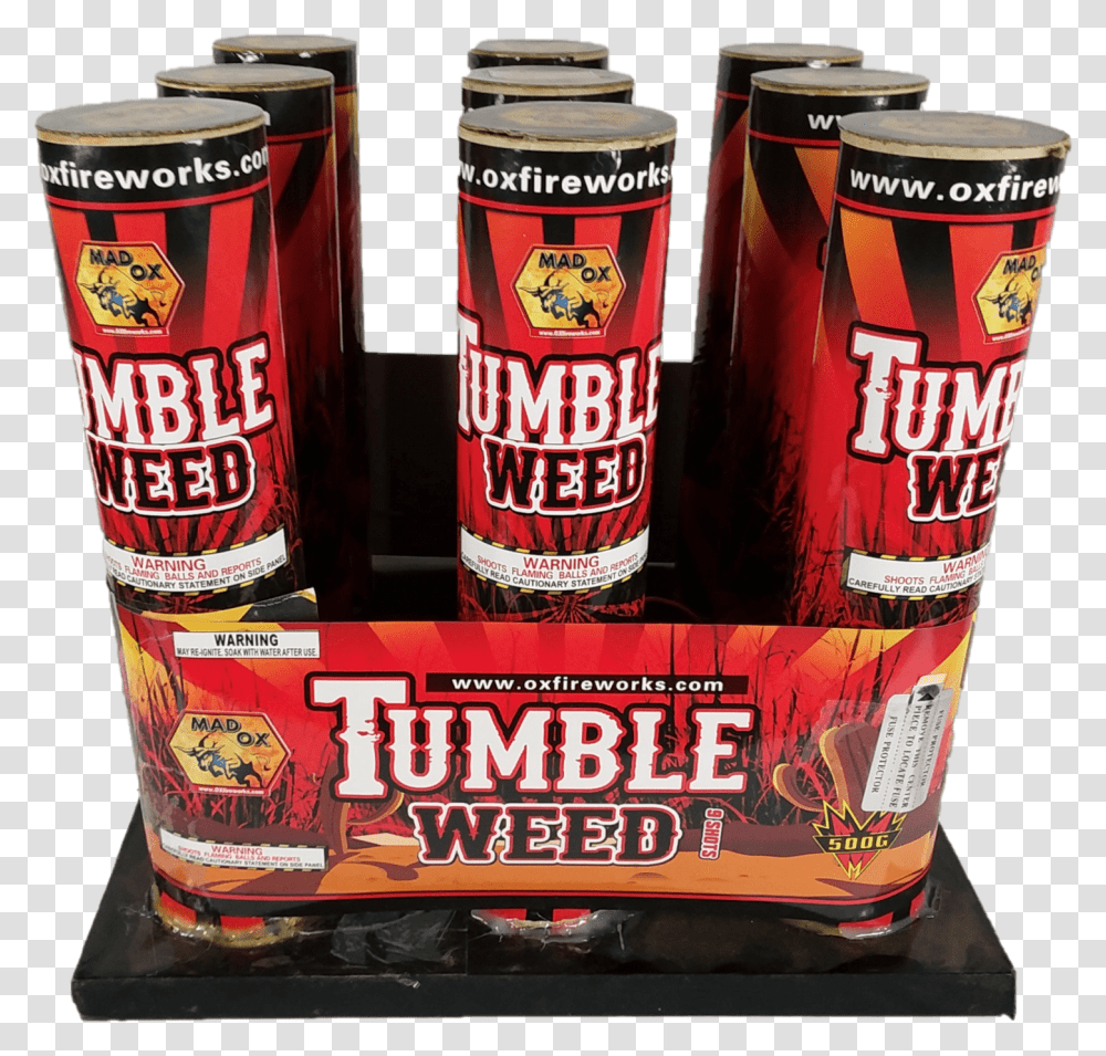 Tumbleweed By Fireworks Plus Caffeinated Drink, Tin, Beer, Alcohol, Beverage Transparent Png