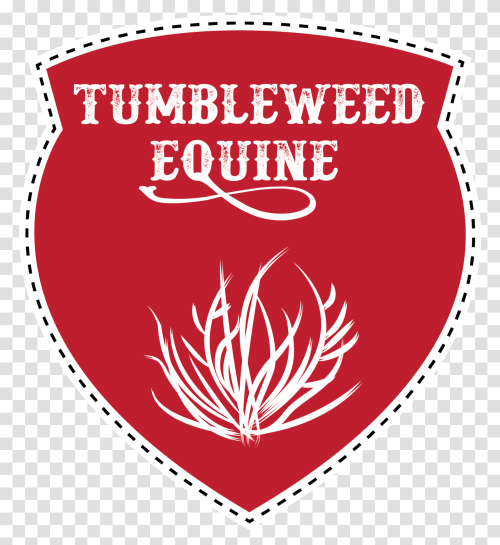 Tumbleweed Equine Logo Black With Red Fill Mi Kmaq Treaty Day, Shield, Armor, Sweets, Food Transparent Png