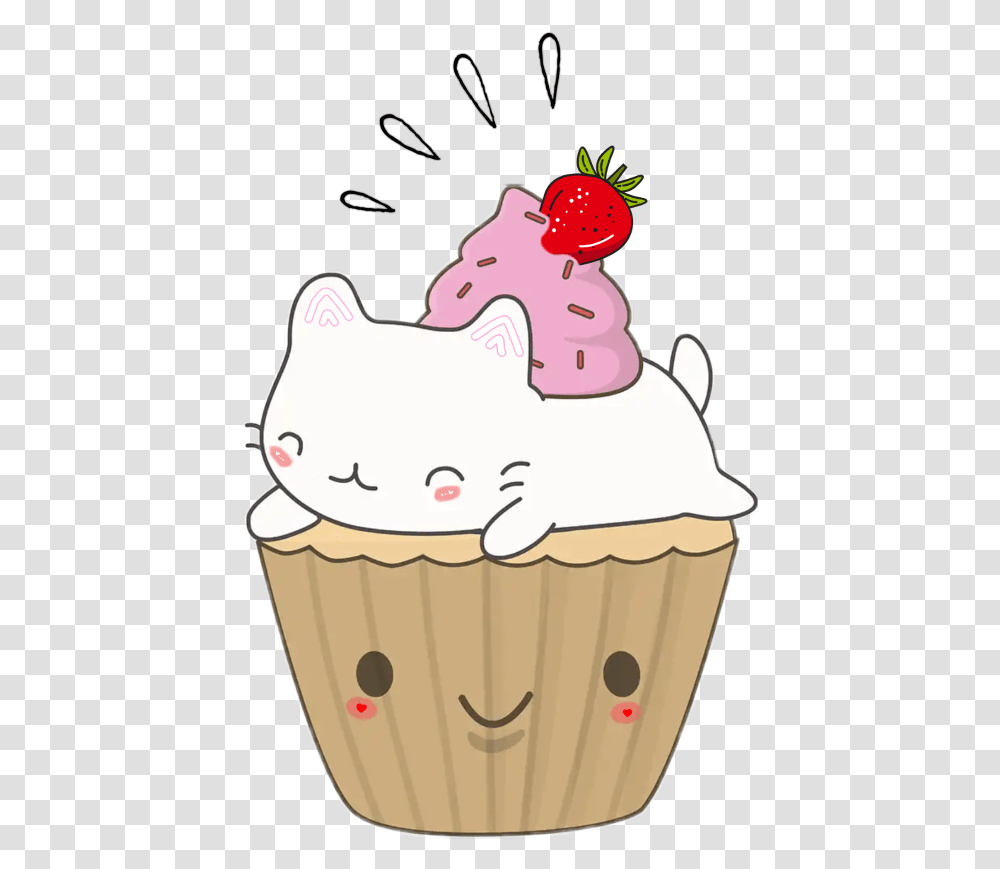 Tumblr Aesthetic Tumblraesthetic Aesthetictumblr Illustration, Cupcake, Cream, Dessert, Food Transparent Png