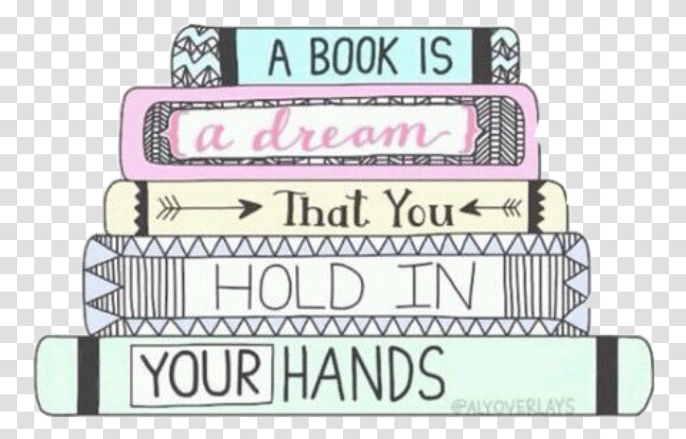 Tumblr Book Dream Books, Word, Paper, Birthday Cake Transparent Png