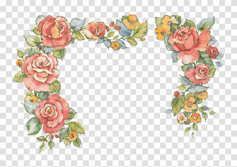 Tumblr Borders Flower Border, Floral Design, Pattern Transparent Png