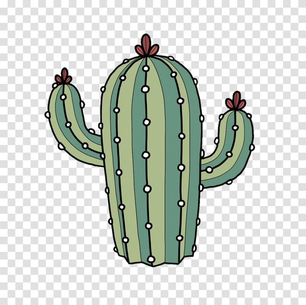 Tumblr Cactus Sticker Stickers, Plant, Gate Transparent Png