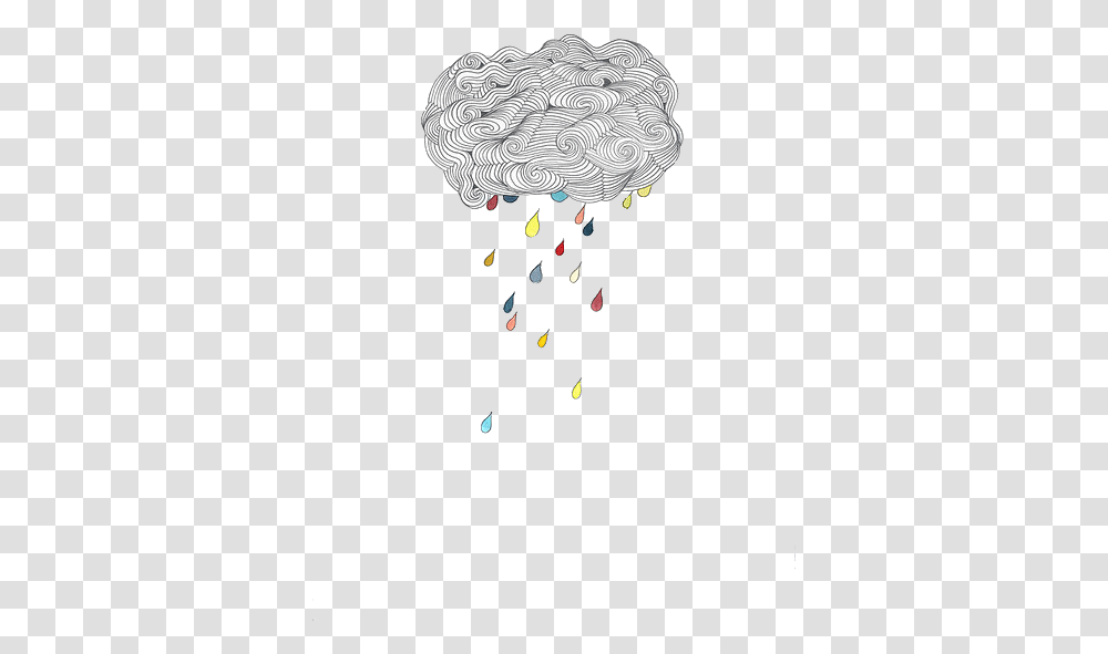 Tumblr Cloud Google Search On We Heart It Rain Illustration, Lamp, Drawing, Paper, Outdoors Transparent Png