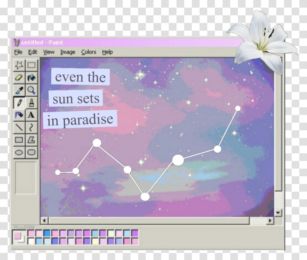 Tumblr Galaxy Aesthetic Editing Overlay Overlay Aesthetic Tumblr, Plant, Monitor, Screen, Electronics Transparent Png