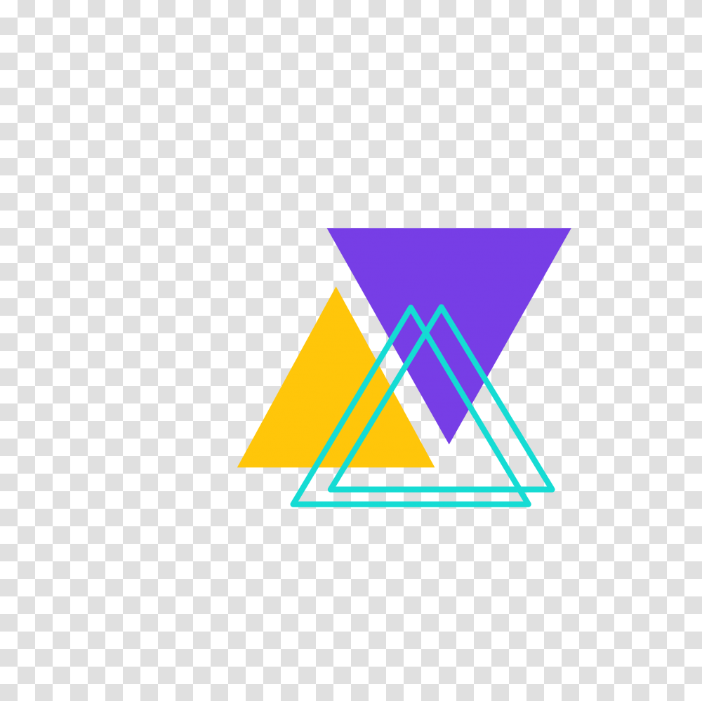 Tumblr Geometric Kpop Triangle Yellow Purple Blue, Business Card, Paper Transparent Png