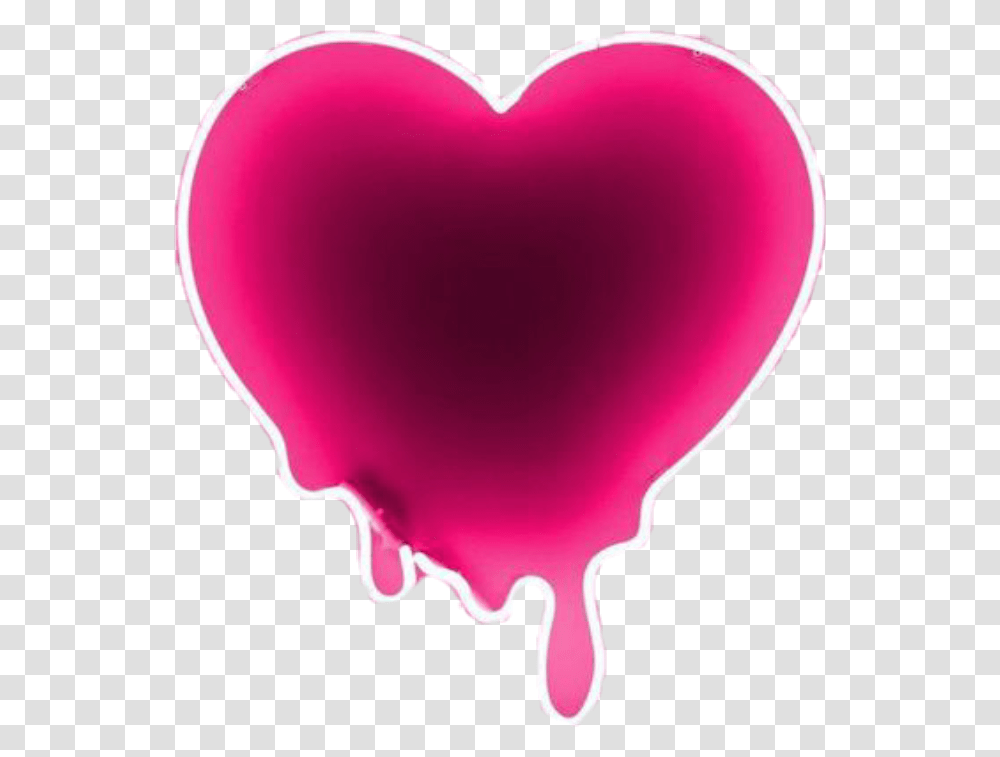 Tumblr Girl Corazon Neon Heart, Balloon, Light, Purple Transparent Png