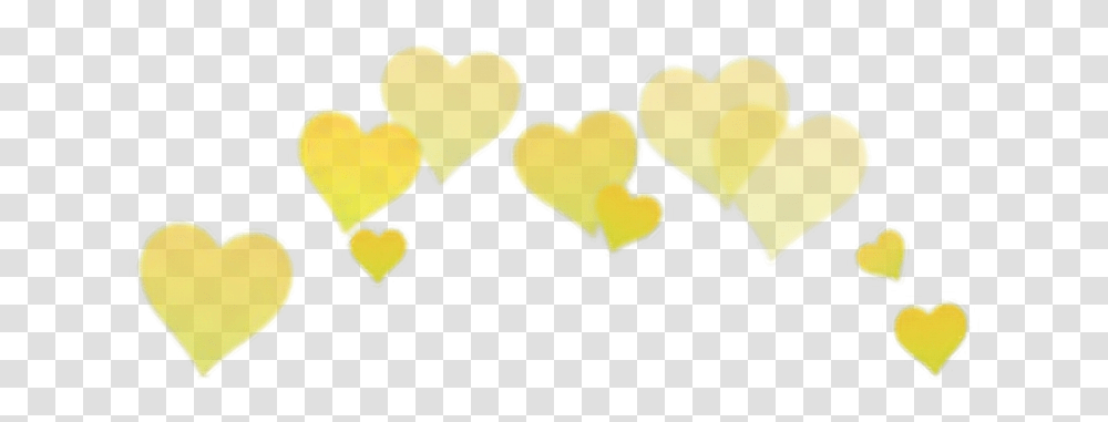 Tumblr Hearts Yellow Hearts Transparent Png