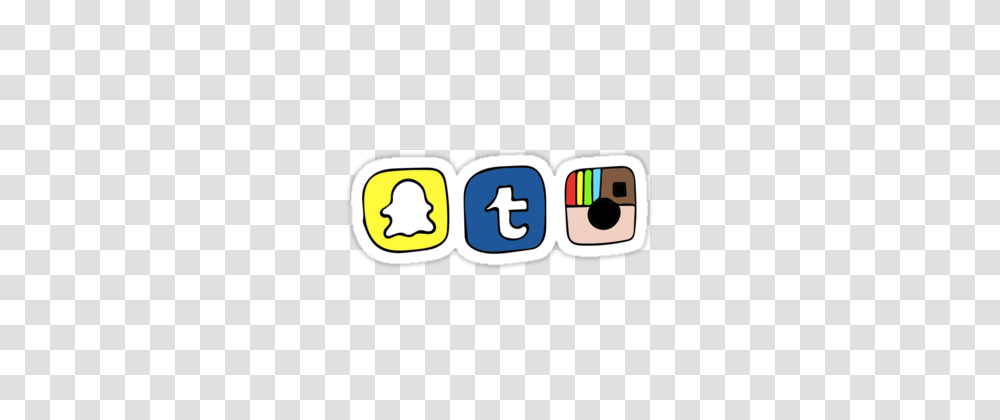 Tumblr Instagram Snapchat Apps Stickers, Number, Word Transparent Png