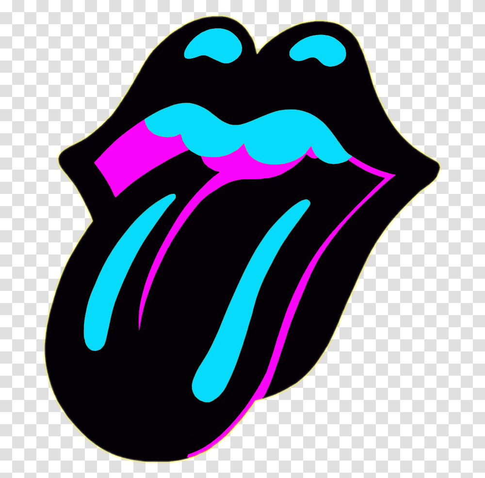Tumblr Lips Lip Rollingstones Cool Lengua Red Rojo, Hand, Dynamite, Bomb, Weapon Transparent Png