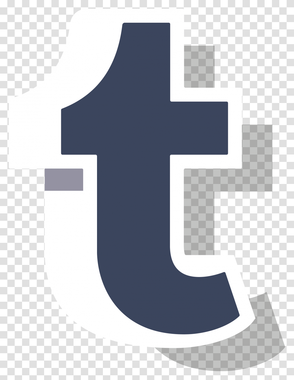 Tumblr Logo, Cross, Alphabet Transparent Png