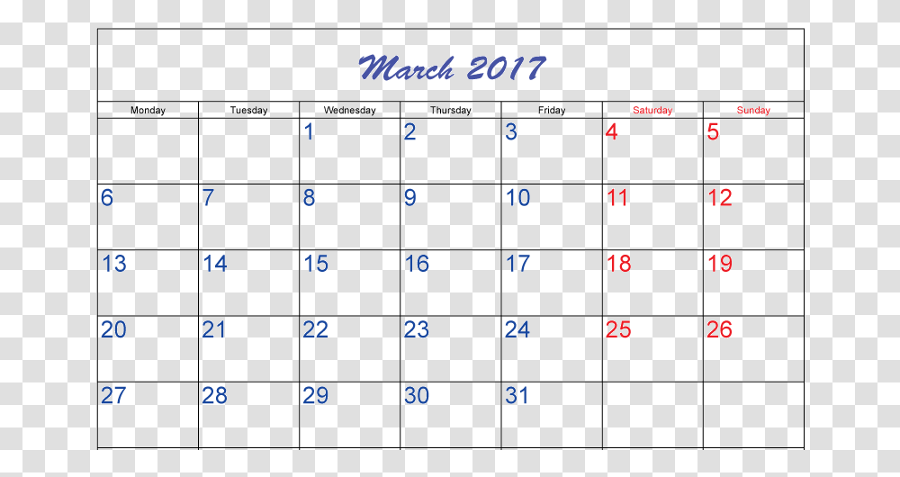 Tumblr March 2017 Calendar 2011 Calendar, Number, Plot Transparent Png