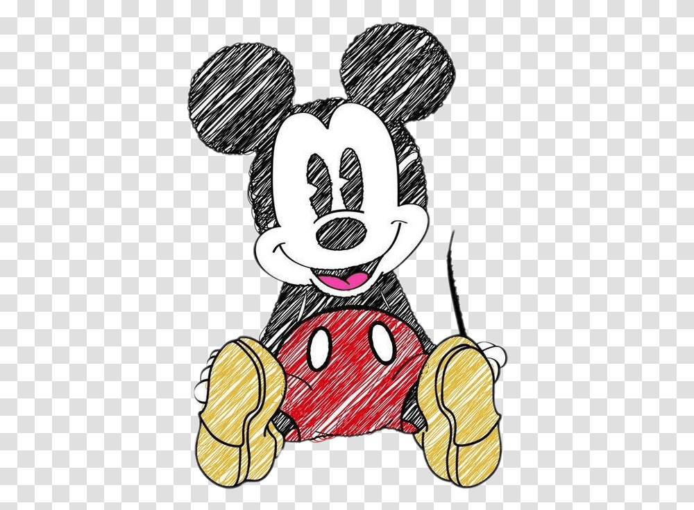 Tumblr Mickey Mouse Mickey Mouse, Label, Plant, Food Transparent Png