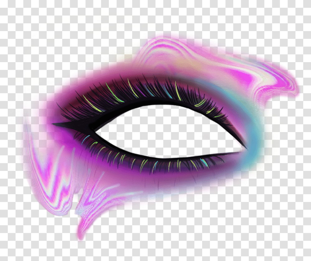 Tumblr Nebulosa Galaxy Galaxia Colorful Pink Eyelash Extensions, Purple, Fractal Transparent Png