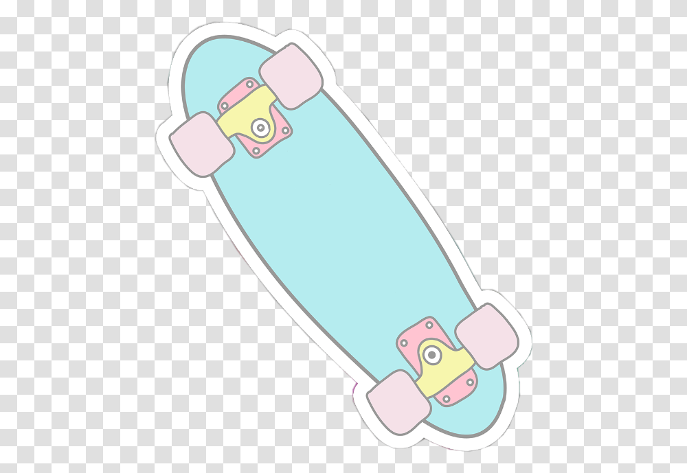 Tumblr Pennyboard Mint Rosa Sticker Skateboarding Skateboard Tumblr Sticker, Sport, Sports, Sunglasses Transparent Png