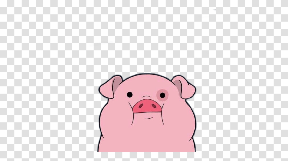 Tumblr Pig Emoji Wallpaper Gravity Falls Pig, Mammal, Animal, Art, Hog Transparent Png