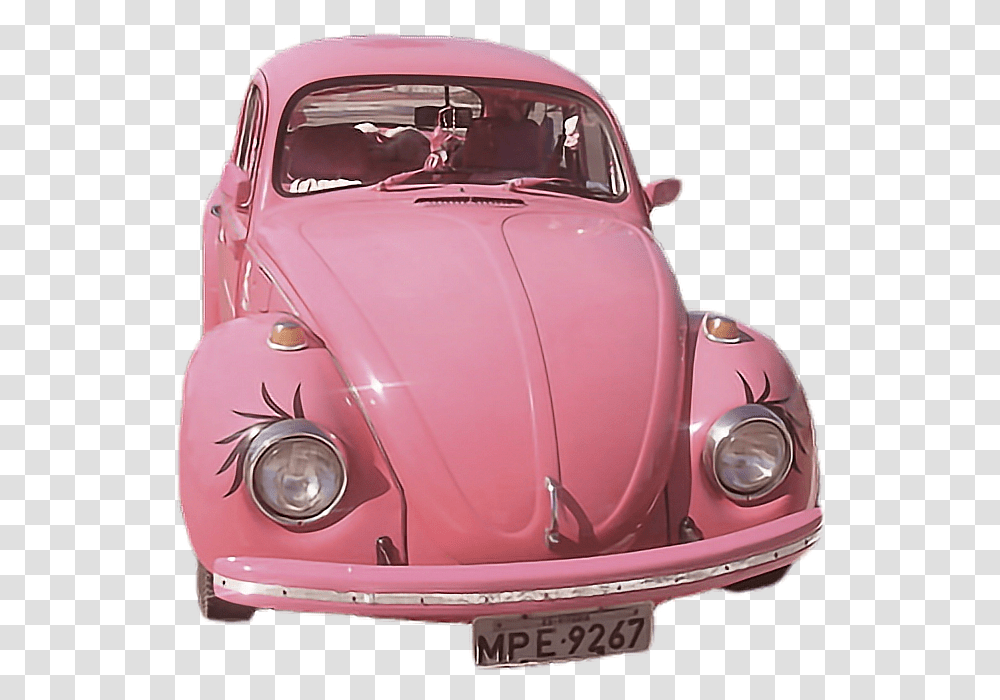 Tumblr Pinktumblr Rosabochocarro Pink Freetoedit Aesthetic Car, Vehicle, Transportation, Automobile, Sports Car Transparent Png