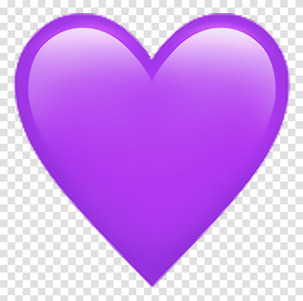 Tumblr Purple Heart Emoji, Balloon, Cushion, Pillow Transparent Png