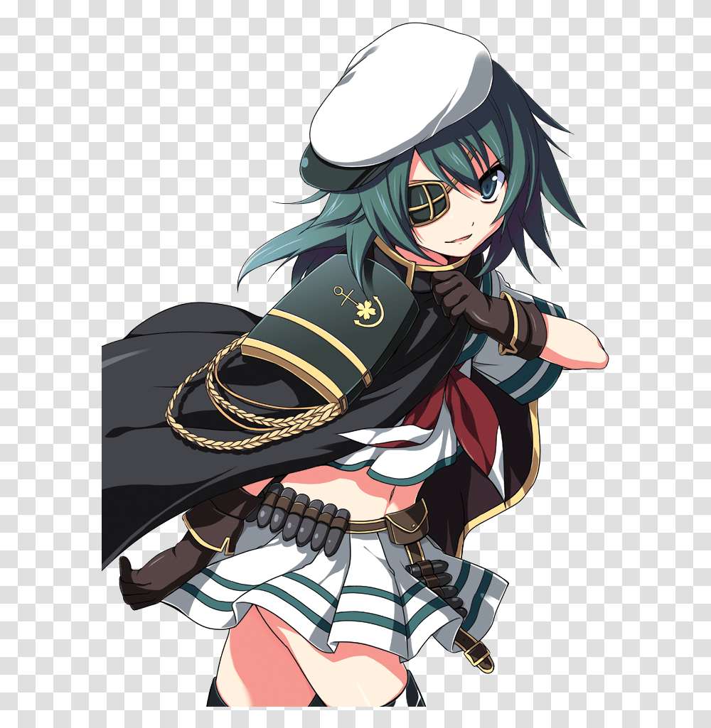 Tumblr Static Dgdg875 Anime Wallpaper Kantai Collection Cool Anime Character With Eyepatch, Manga, Comics, Book, Helmet Transparent Png
