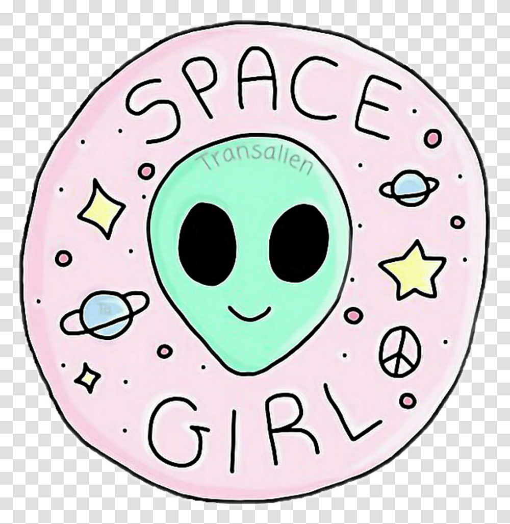 Tumblr Sticker Transparents Tumblr Overlays Clipart Space Girl, Label, Text, Number, Symbol Transparent Png