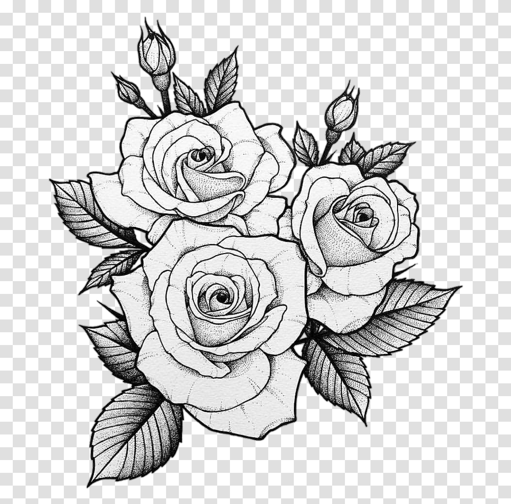 Tumblr Tatto Roses Roses Tattoo Design, Flower, Plant, Blossom, Person Transparent Png