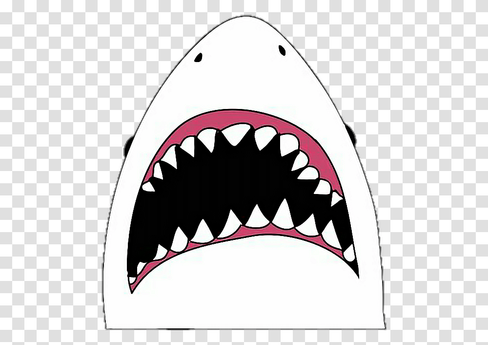 Tumblr Tiburon Shark Sticker, Label, Jaw, Food Transparent Png