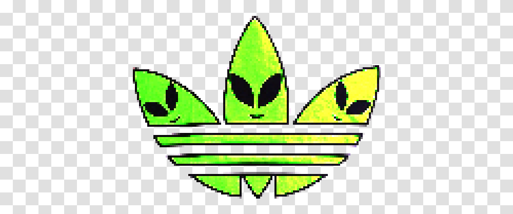 Tumblr Trippy Aesthetic Cartoon Characters Alien Adidas Logo, Accessories, Accessory, Jewelry, Scoreboard Transparent Png
