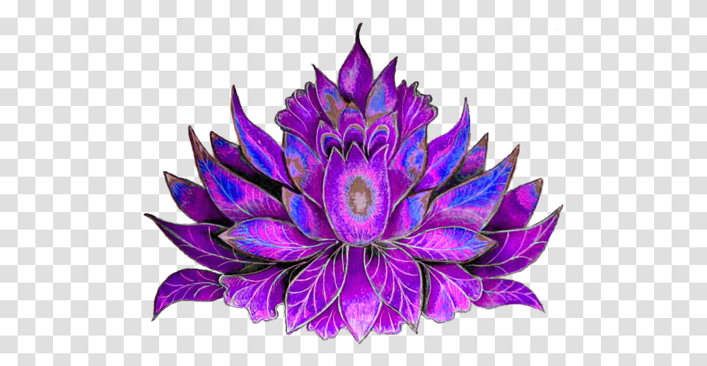 Tumblr Vaporwave Aesthetic Purple Lotus And Ohm Tattoos, Dahlia, Flower, Plant, Blossom Transparent Png