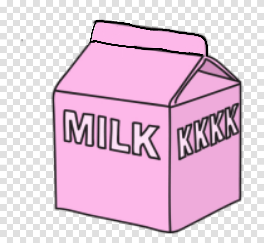 Tumblrpngmilk Tumblr Milk Sticker By Uzdenovaleyll Cardboard Packaging, First Aid, Box, Package Delivery, Carton Transparent Png