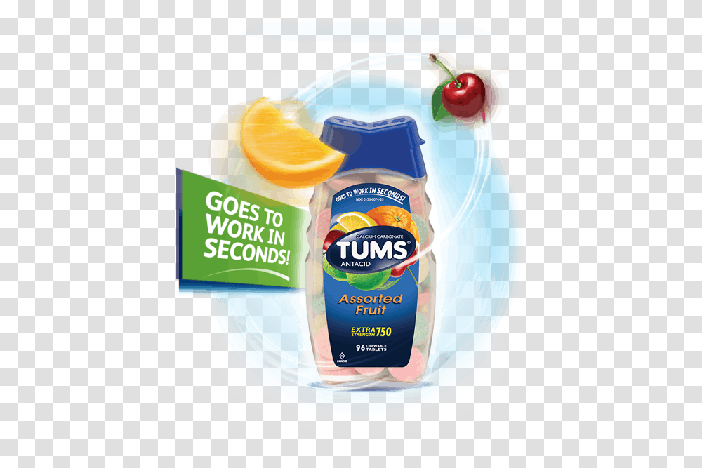 Tums Extra Strength Assorted Fruit Tums Usa, Juice, Beverage, Drink, Orange Juice Transparent Png
