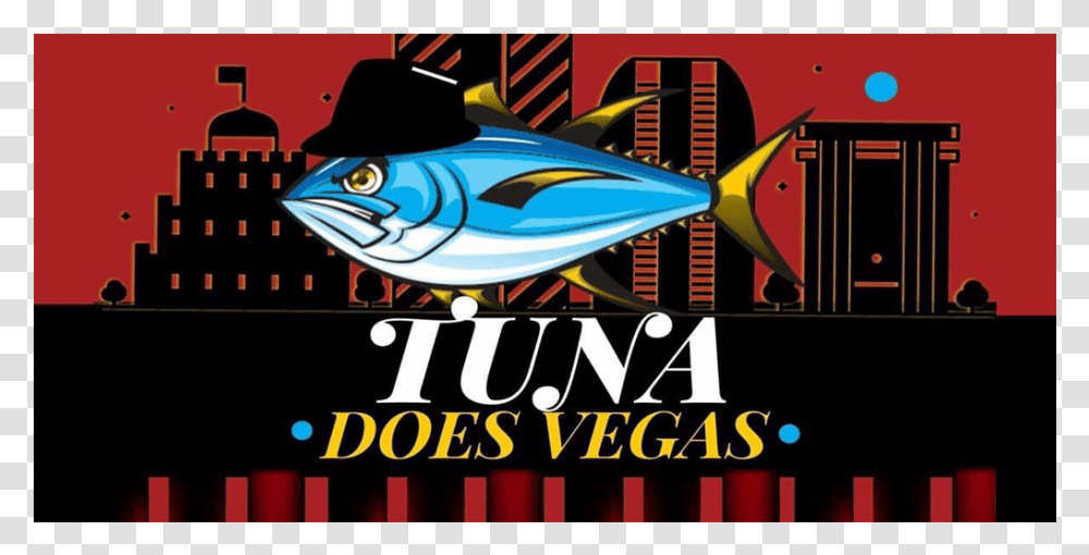 Tuna Does Vegas Logo Tuna Does Vegas Poster, Sea Life, Fish, Animal, Bonito Transparent Png
