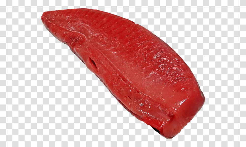 Tuna Fish Loin Seafood Fresh Raw Fillet Fish Slice, Plant, Ketchup, Fruit, Animal Transparent Png