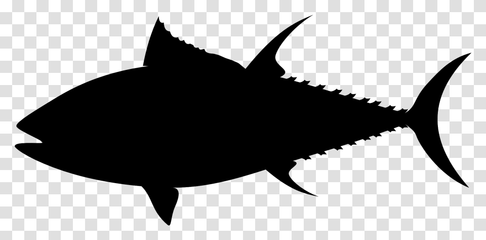 Tuna Fish Silhouette Black Image Tuna Fish Silhouette, Gray, World Of Warcraft Transparent Png